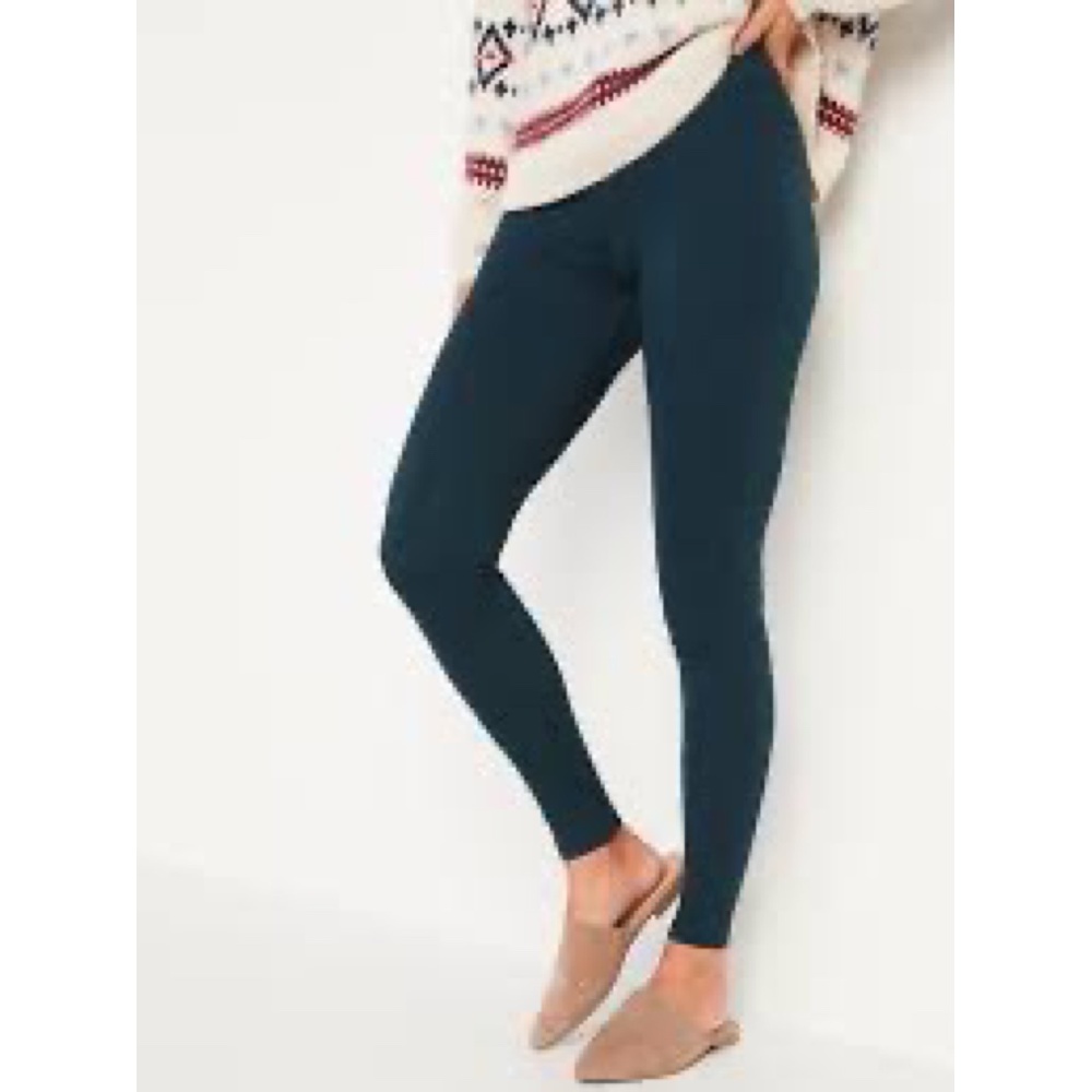 Old Navy High-Waisted Stevie Ponte-Knit Pants Dark Ivy XL